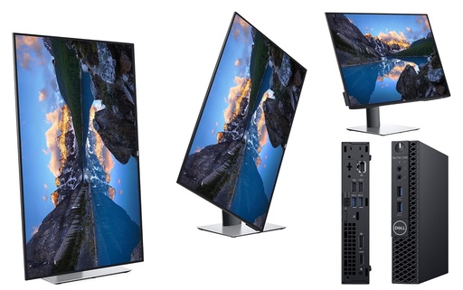 Combo PC Dell OptiPlex 3060 i5 + Écran Dell U2719D 27" 2K